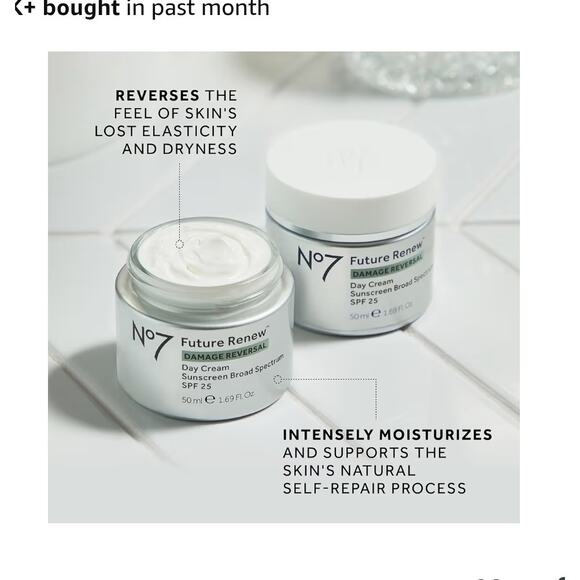 No7 Future Renew Damage Reversal Face Cream with SPF 25 - Anti Aging Face CREAM - Picture 3 of 3